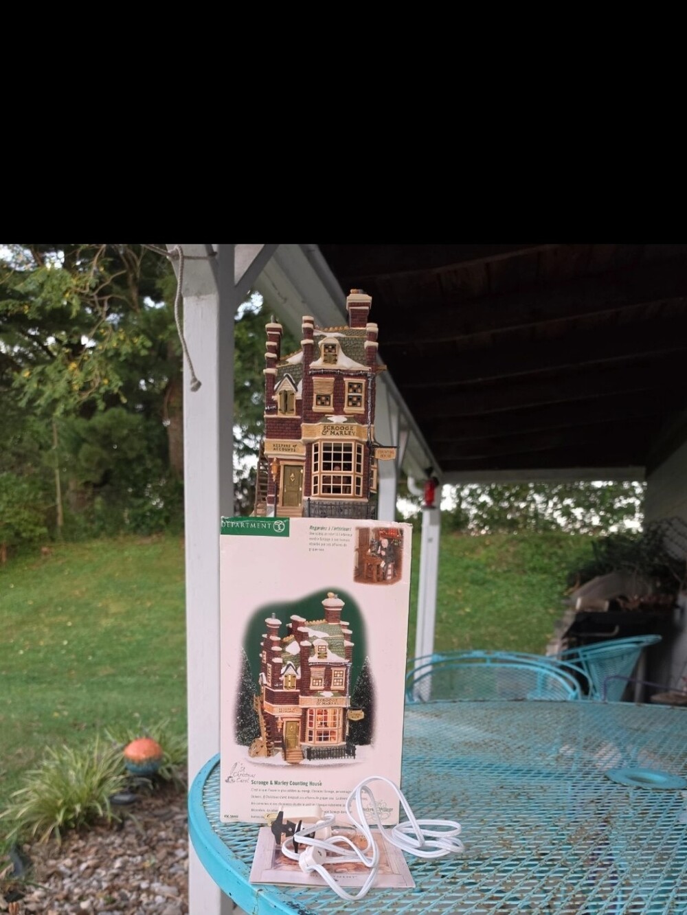 Department 56 Dickens' Village Scrooge and Marley Counting House.Tested.